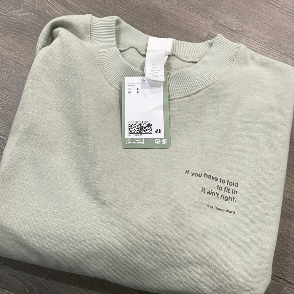Yrsa Daley Ward Sweatshirt X H&M Limited
